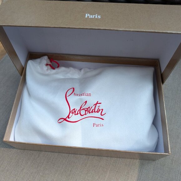 Christian Louboutin Rainbow Rock Stud Spiked Leather Wallet EUC - Picture 6 of 17